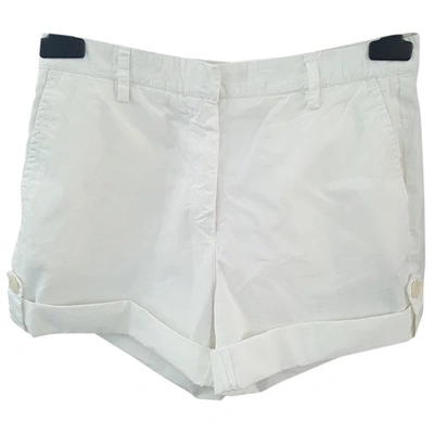 Pre-owned Cerruti 1881 White Cotton Shorts