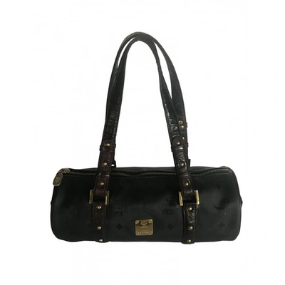 Pre-owned Mcm Leather Handbag In Black
