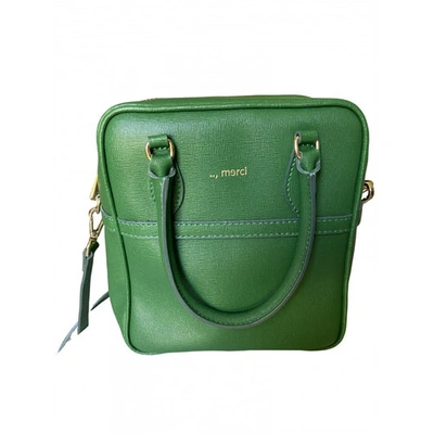 Pre-owned Merci Green Leather Handbag