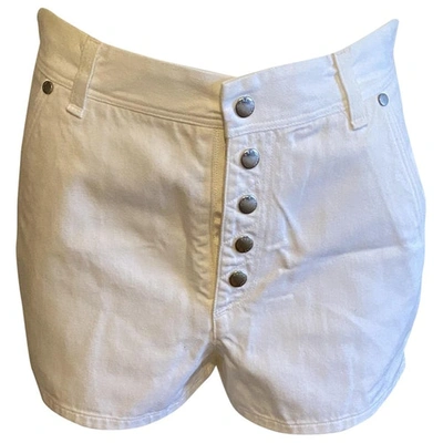 Pre-owned Rag & Bone White Cotton Shorts