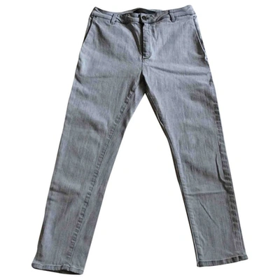 Pre-owned Superfine Chino Pants In Grey