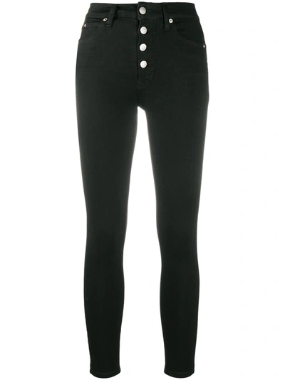 Calvin Klein Jeans Est.1978 High Rise Skinny Ankle Jeans In Black