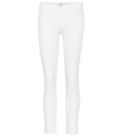 7 For All Mankind Women's Gwenevere Ankle Jeans In White