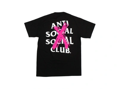 Pre-owned Anti Social Social Club  Cancelled T-shirt Black