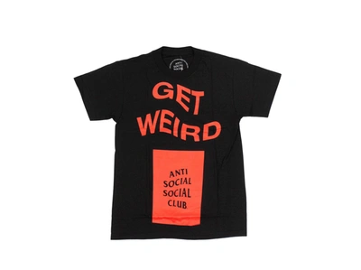 Pre-owned Anti Social Social Club  Cya Get Weird T-shirt Black