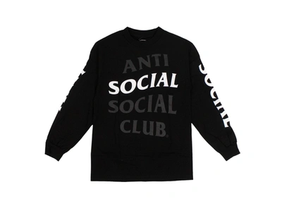 Pre-owned Anti Social Social Club  Highlight Long Sleeve T-shirt Black