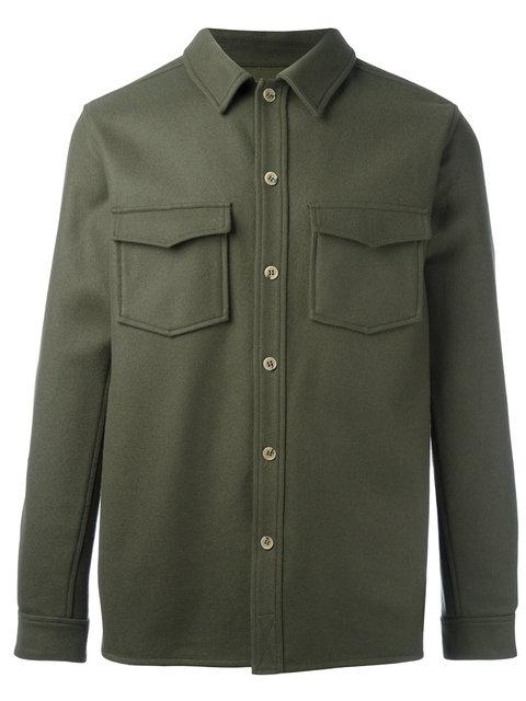 A.p.c. Buttoned Shirt Jacket | ModeSens