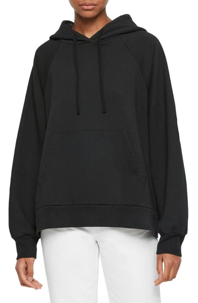 Allsaints Talon Logo Hooded Sweatshirt In Washed Black