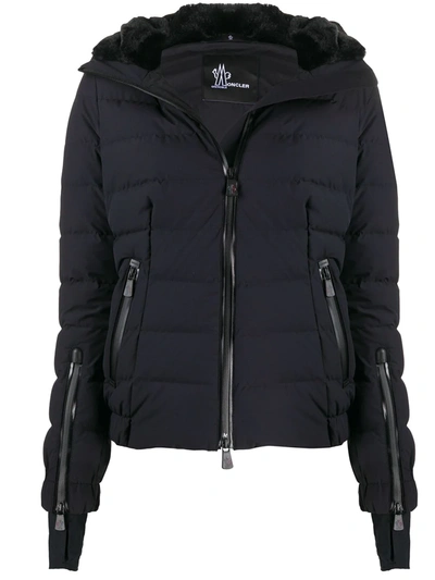 Moncler Vonne Quilted Down Jacket In Black