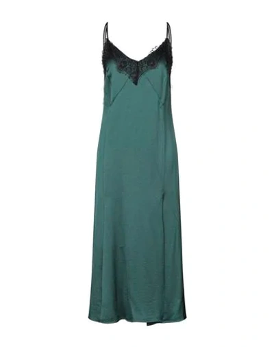 Hanita Midi Dress In Dark Green