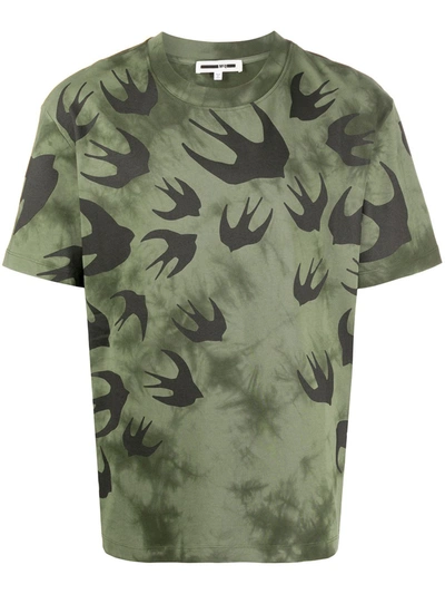 Mcq By Alexander Mcqueen Mcq Alexander Mcqueen Green Mcq Swallow Tie-dye T-shirt