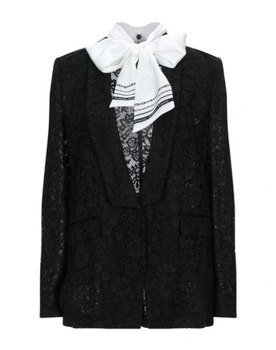 Pinko Suit Jackets In Black