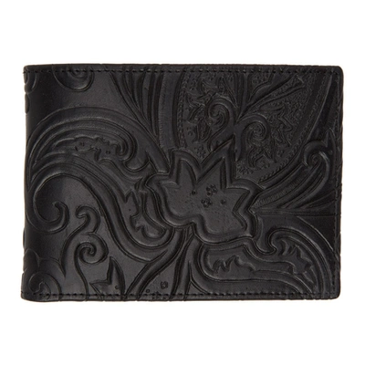 Etro Paisley Print Wallet In 1 Black