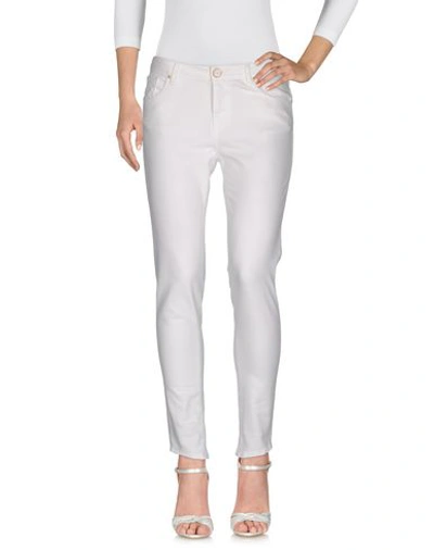 Pinko Denim Pants In White