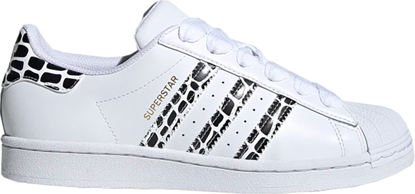 adidas superstar leopard white