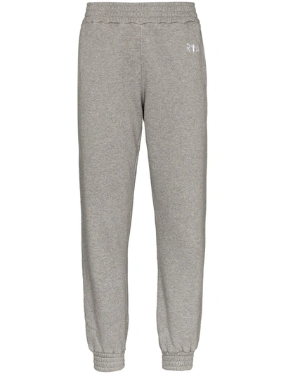 Rta Sydney Straight-leg Track Pants In Grey