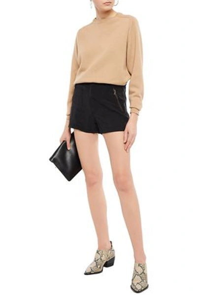 J Brand Callie Twill Shorts In Black