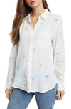 Rails Women's Charli Palm-print Button-down Shirt In Neon Palms