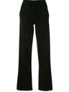 Chinti & Parker Wide-leg High-rise Cashmere Trousers In Black