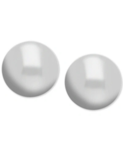Essentials Ball Stud Silver Plate Earrings
