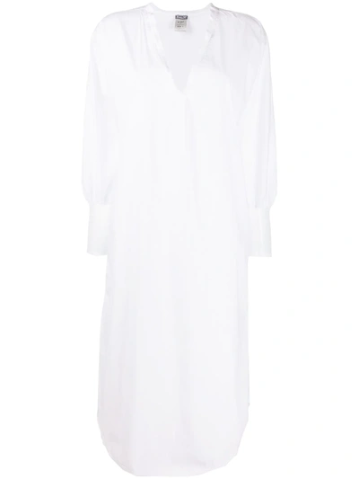 Kristensen Du Nord Oversized Shirt Dress In White