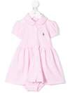 Ralph Lauren Baby Girls Cotton Oxford Dress 9 Mths Pink