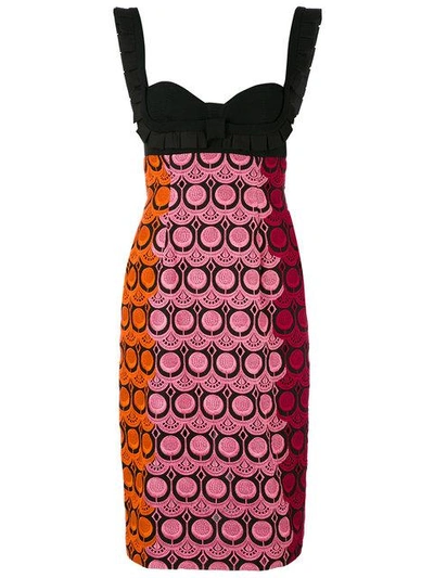 Capucci - Embroidered Dress  In Multicolor