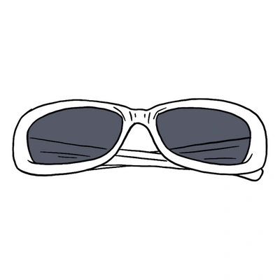 Pre-owned Supreme  Stretch Sunglasses Clear
