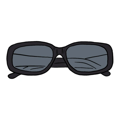 Pre-owned Supreme  Royce Sunglasses Black