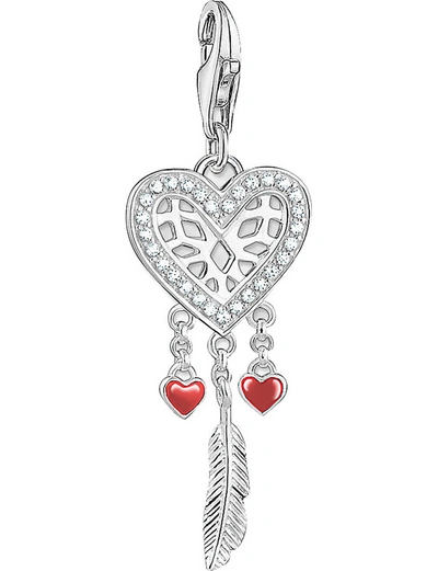 Thomas Sabo Heart Dream-catcher Sterling Silver Charm