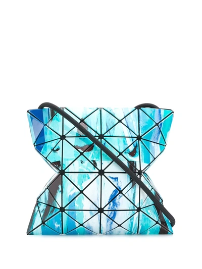 Bao Bao Issey Miyake Gravity Paint Shoulder Bag In Blue