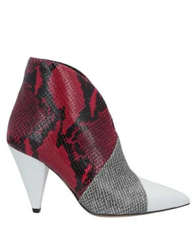 Isabel Marant Ankle Boot In Red