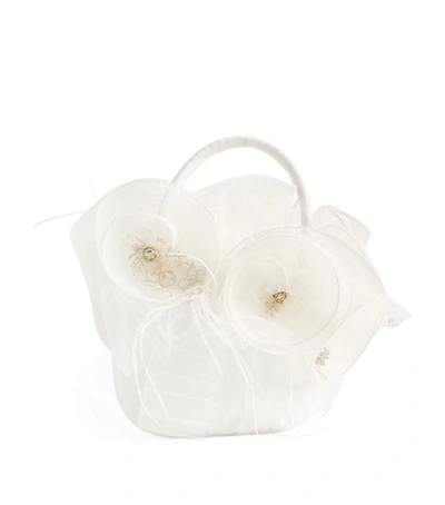 Lesy Tulle Floral Handbag