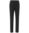 Joseph Toris High-rise Cotton-twill Trousers In Black