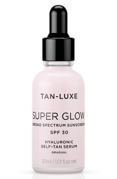 Tan-luxe Super Glow Spf30 Hyaluronic Self Tan Serum 1.01 Oz. In N,a