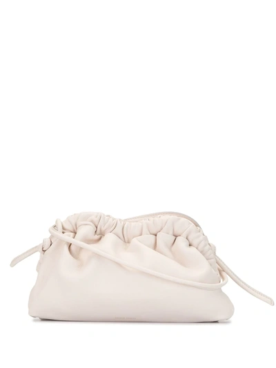 Mansur Gavriel Mini Cloud Leather Clutch In Pink