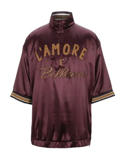 Dolce & Gabbana Sweatshirts In Maroon