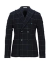 Daniele Alessandrini Suit Jackets In Dark Blue