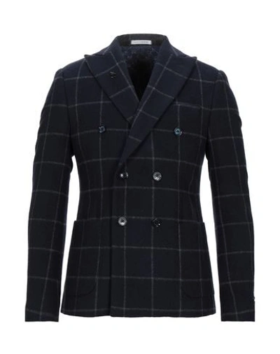 Daniele Alessandrini Suit Jackets In Dark Blue