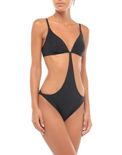 Stella Mccartney One-piece Swimsuits In Black