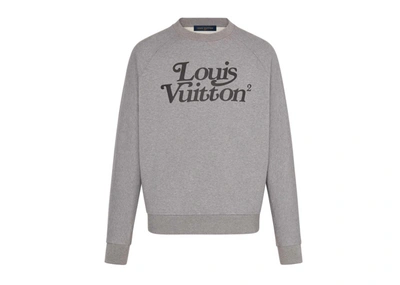 Pre-owned Louis Vuitton  X Nigo Squared Lv Sweatshirt Gris Clair