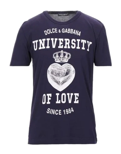 Dolce & Gabbana T-shirts In Purple