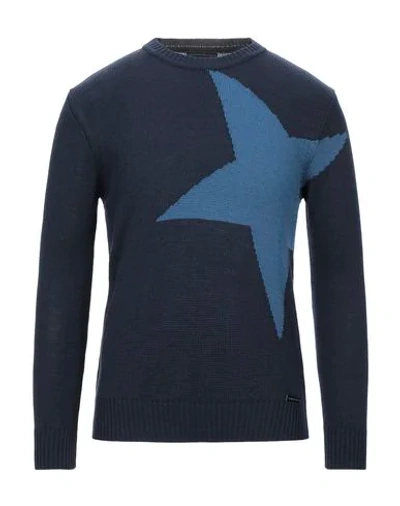 Alessandro Dell'acqua Sweaters In Dark Blue