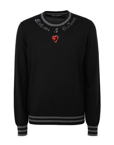 Dolce & Gabbana Sweaters In Black