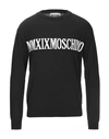 Moschino Sweaters In Black