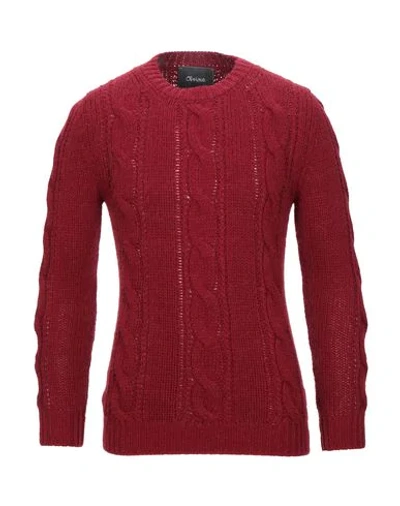 Obvious Basic Sweater In Brick Red