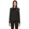 Adidas Originals Striped Stretch-jersey Track Jacket In Black/white