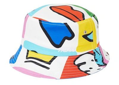 Pre-owned Palace  Jcdc2 Bucket Hat Multi