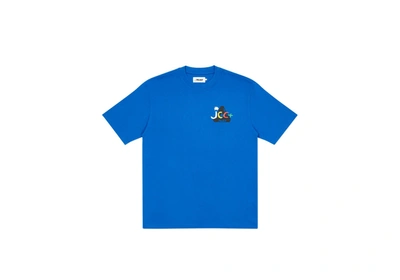 Pre-owned Palace  Jcdc2 T-shirt Blue