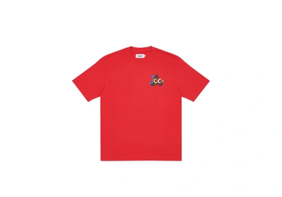Pre-owned Palace  Jcdc2 T-shirt Red
